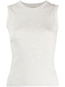 FLORE FLORE t-shirt en coton à design sans manches - Gris