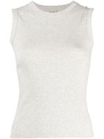 FLORE FLORE t-shirt en coton à design sans manches - Gris