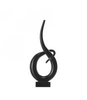 LEONARDO Fusion decoratief beeld & figuur Zwart Glas
