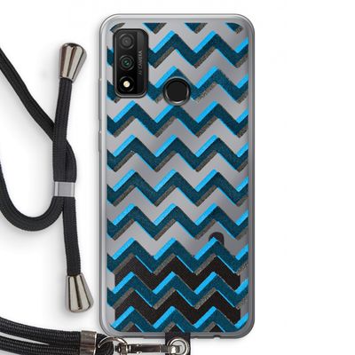 Onderbroken lijn: Huawei P Smart (2020) Transparant Hoesje met koord
