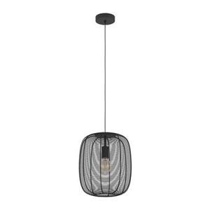 EGLO Rinroe Hanglamp - E27 - Ø 32,5 cm - Zwart - Staal