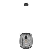 EGLO Rinroe Hanglamp - E27 - Ø 32,5 cm - Zwart - Staal