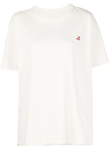 Autry t-shirt en coton à patch logo - Blanc