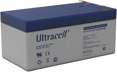 Ultracell loodaccu 12v 3,4Ah