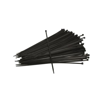 Ivana bundelbandjes - zwart - 3.6 x 140 mm - 100 stuks
