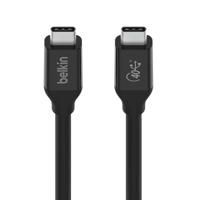 USB-C-kabel Belkin 0.8M01BT0.8MBK Zwart 80 cm 0,8 m