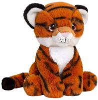 Pluche tijger knuffel van 18 cm   -