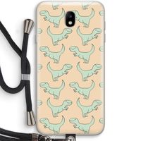 Dinos: Samsung Galaxy J7 (2017) Transparant Hoesje met koord