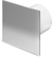 Badkamer/toilet ventilator - trekkoord - Ø125mm - RVS vlak - thumbnail