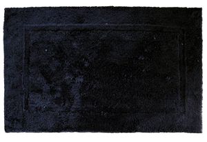 Wicotex badmat 60x90cm. acryl zwart uni