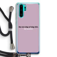 gij beslist: Huawei P30 Pro Transparant Hoesje met koord