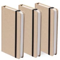 A6 schrift harde kaft - 10x stuks - zwart elastiekje - notitieboekje - opschrijfboekje - 100 blanco A6 schrift harde kaft - 10x stuks - zwart elastiekje - notitieboekje - opschrijfboekje - 100 blanco