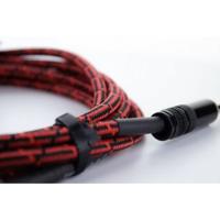 Cordial EI 5 PR-TWEED-RD Instrumenten Aansluitkabel [1x Jackplug male 6,3 mm (mono) - 1x Jackplug male 6,3 mm (mono)] 5 m Zwart, Rood