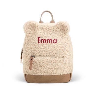 Teddy rugzak met naam - Beige