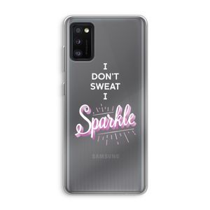 Sparkle quote: Samsung Galaxy A41 Transparant Hoesje
