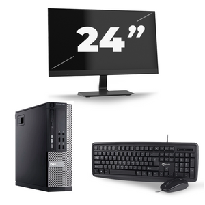 Dell Optiplex 980 SFF - Intel Core i7-1e Generatie - 16GB RAM - 256GB SSD - Windows 10 + 1x 24 inch Monitor