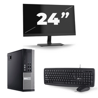 Dell Optiplex 980 SFF - Intel Core i5-1e Generatie - 8GB RAM - 256GB SSD - Windows 10 + 1x 24 inch Monitor