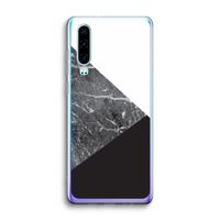 Combinatie marmer: Huawei P30 Transparant Hoesje