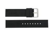 Horlogeband Hugo Boss 659302252 / HB-116-1-29-2267 / 1512543 Rubber Zwart 22mm - thumbnail