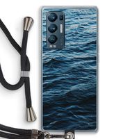 Oceaan: Oppo Find X3 Neo Transparant Hoesje met koord