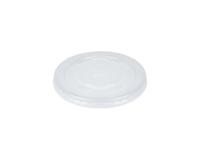 Deksel Milkshakebeker Plat met Kruis 90mm Plastic (50 stuks)