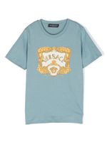 Versace Kids t-shirt Seashell Baroque en coton - Bleu - thumbnail