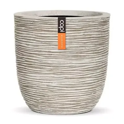 Capi pot bol rib ii - Ø35 cm ivoor