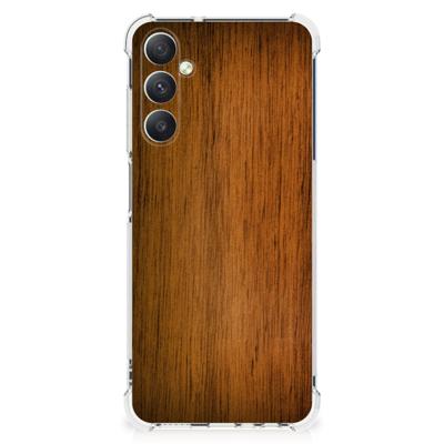 Samsung Galaxy A05s Stevig Telefoonhoesje Donker Hout Samsung Galaxy A05s Stevig Telefoonhoesje Donker Hout
