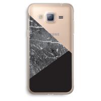 Combinatie marmer: Samsung Galaxy J3 (2016) Transparant Hoesje - thumbnail