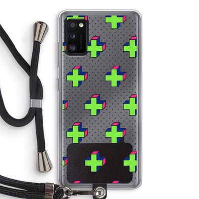 8-bit N°10: Samsung Galaxy A41 Transparant Hoesje met koord