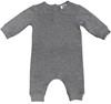 JHK 325 Baby Playsuit Long Sleeve - Grey Melange - 6 months