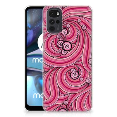 Motorola Moto G22 | Hoesje maken | Swirl Pink
