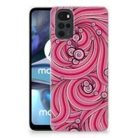 Motorola Moto G22 | Hoesje maken | Swirl Pink
