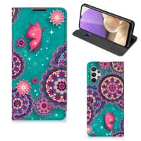 Samsung Galaxy A32 5G | Bookcase | Cirkels en Vlinders