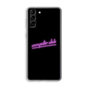 Vice Black: Samsung Galaxy S21 Plus Transparant Hoesje