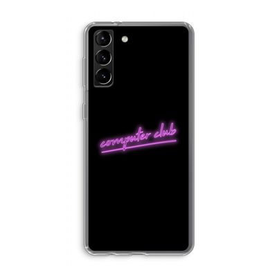 Vice Black: Samsung Galaxy S21 Plus Transparant Hoesje
