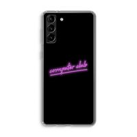 Vice Black: Samsung Galaxy S21 Plus Transparant Hoesje