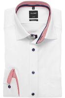 OLYMP Luxor Modern Fit Overhemd ML6 (vanaf 68 CM) wit