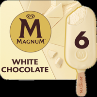 Magnum IJs White Chocolate 6 x 100 ml bij Jumbo