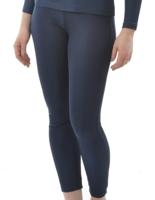Zijden Dames Rib Legging Alkena Kleur Navy blauw Maat Medium