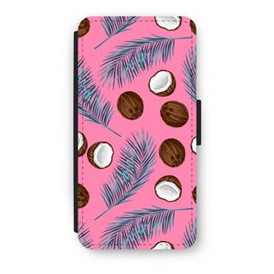 Kokosnoot roze: iPhone 8 Plus Flip Hoesje