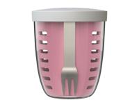 Mepal fruit & veggie pot ellipse - roze