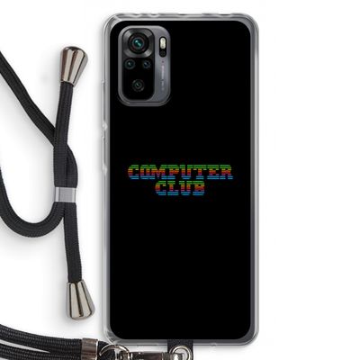 Retro: Xiaomi Redmi Note 10 Pro Transparant Hoesje met koord