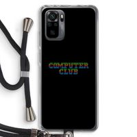 Retro: Xiaomi Redmi Note 10 Pro Transparant Hoesje met koord
