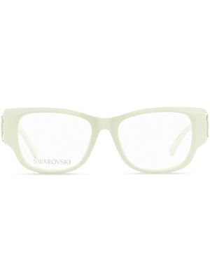 Swarovski Eyewear lunettes de vue 5473 à monture carrée - Blanc