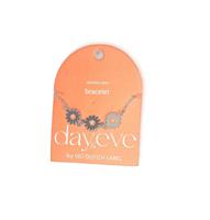 Day&Eve Armband 3 Flowers | Zilver - thumbnail