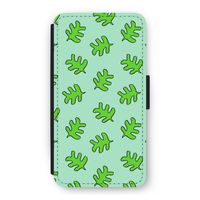 Groene blaadjes: iPhone 11 Pro Flip Hoesje