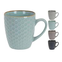 Set van koffiekopjes Excellent Houseware Keramiek 200 ml Geometrisch