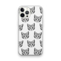 Kitten: iPhone 12 Pro Max Transparant Hoesje