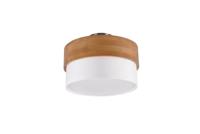 Trio Ø 30cm plafondlamp Seasons hout met wit 611500201